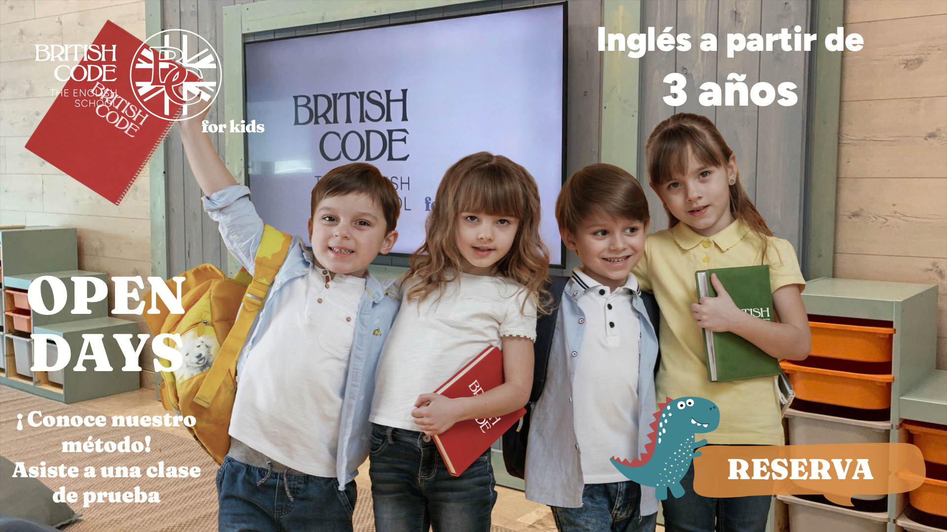 academia de inglés para niños en Toledo